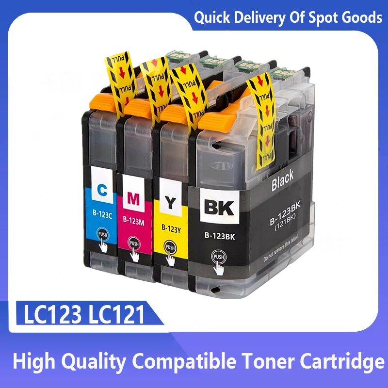 

Compatible ink cartridges for Brother LC123 MFC J4410DW J4510DW J870DW DCP J4110DW J132W J152W J552DW printer LC123 XL