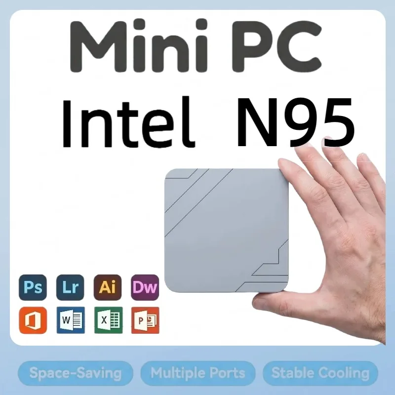 New High Performance  MINI PC Core N95 16GB RAM 1TB 2TB SSD WIFI 6 BT5.2 4K HD Mini Gaming Office Study Pc