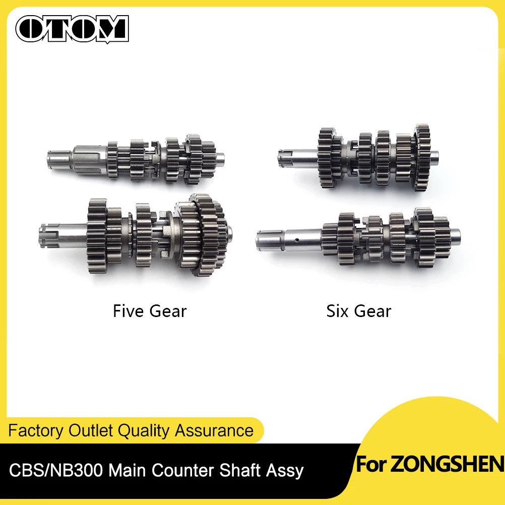 

For ZONGSHEN Motorcycle Engine Transmission Parts Main Shaft Countershaft Assembly ZS174MN-3 CBS300 ZS174MN-5 NB300 MOTOLAND GR2