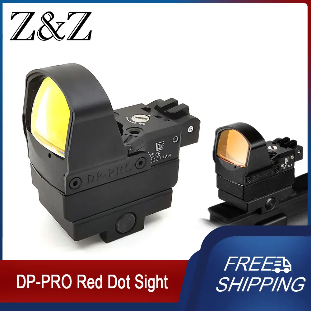 Aluminum Weapon Dp Pro Red Dot Sight with 2 Types Mount Hunting Reflex Sights Scope Tactical Accessories