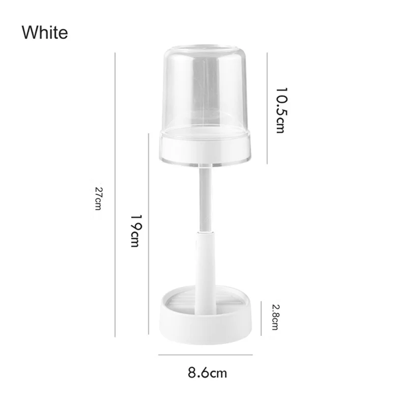 AEA4-Toothbrush Holder With Cup Cover, Compatible With Electric Toothbrushes And Conventional Toothbrushes