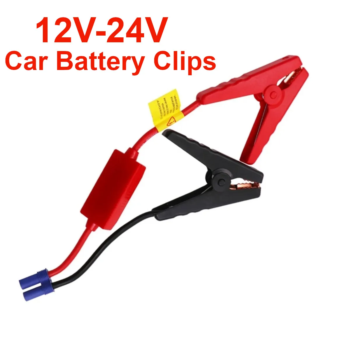 Universal Battery Booster Jumper Clips Cable EC5 Plug Power Adaptor 12V-24V Car Emergency Starter Alligator Clamp Connector