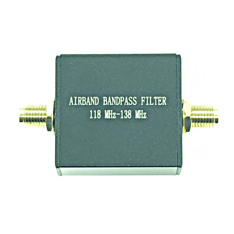 118Mhz-138Mhz Airband Bandpass Filter BPF For RX Only