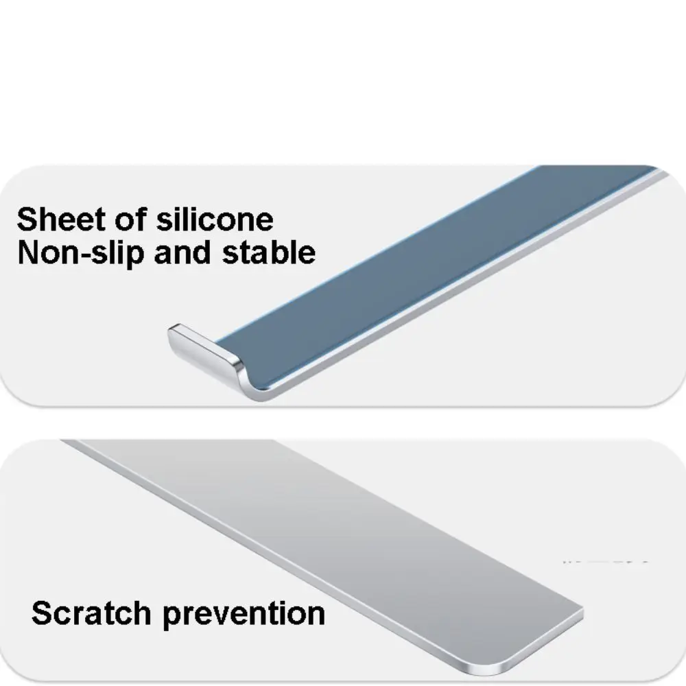 

Detachable Laptop Stand Aluminum Alloy Anti-slip Support Base Holder Silicone Pad Portable Lifting Cooling Holder Universal