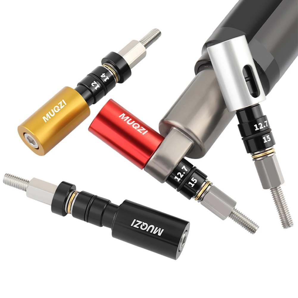MTB Rear Shock Absorber Bushing Tool with 2 Adapters Rear Shock Bushing Removal Install Tool MTB Bike Rear Shock Repair Tool