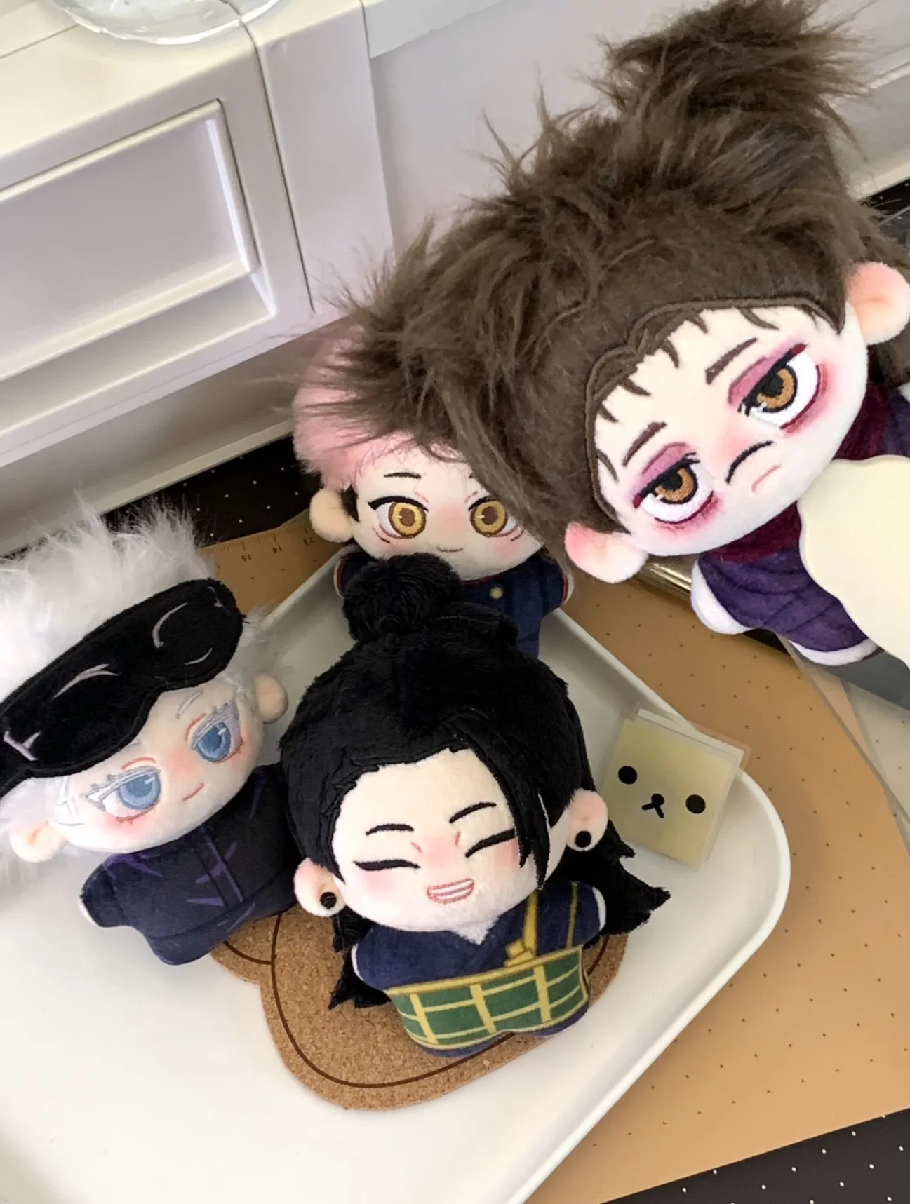 2026 Neue Kawaii JujutsuK Puppe Anime Gojo Satoru Plüsch-Schlüsselanhänger Niedliche JJK Figur Baumwoll-Plüschpuppe Yuji Choso 10cm Spielzeug Geschenke für Fans – Detail 4