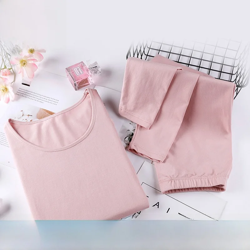 a-b-サーマル下着セット-薄手-暖かい-コットンライクラ-メンズ-レディース-フィット-ベースレイヤー-レッド-衣類-長袖-丸首-ロングパンツ