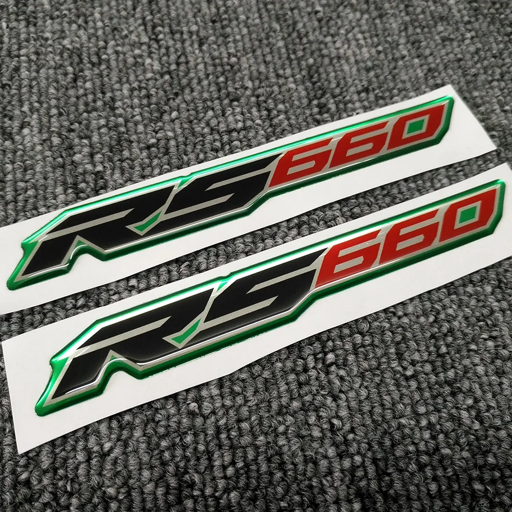 Stiker sepeda motor stiker Kit minyak bahan bakar Gas lutut bantalan tangki ikan pelindung TankPad untuk Aprilia RS660 RS Aksesori 660