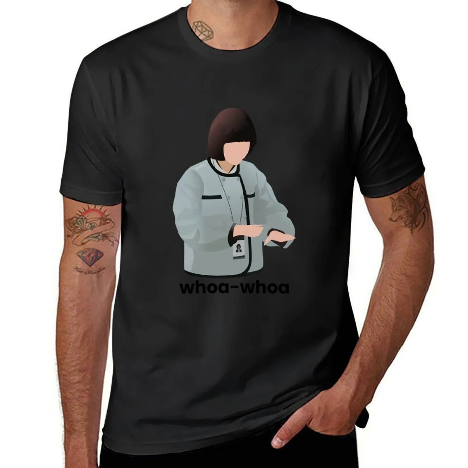 

Whoa - Whoa, Extraordinary Attorney Woo Whale T-Shirt Aesthetic clothing quick-drying boys whites mens cotton t shirts