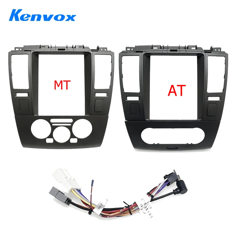 

Kenvox 9,7-дюймовый автомобильный радиоприемник Tesla с вертикальным экраном для Nissan 2008, комплект приборной панели Tiida, адаптер жгута проводов панели