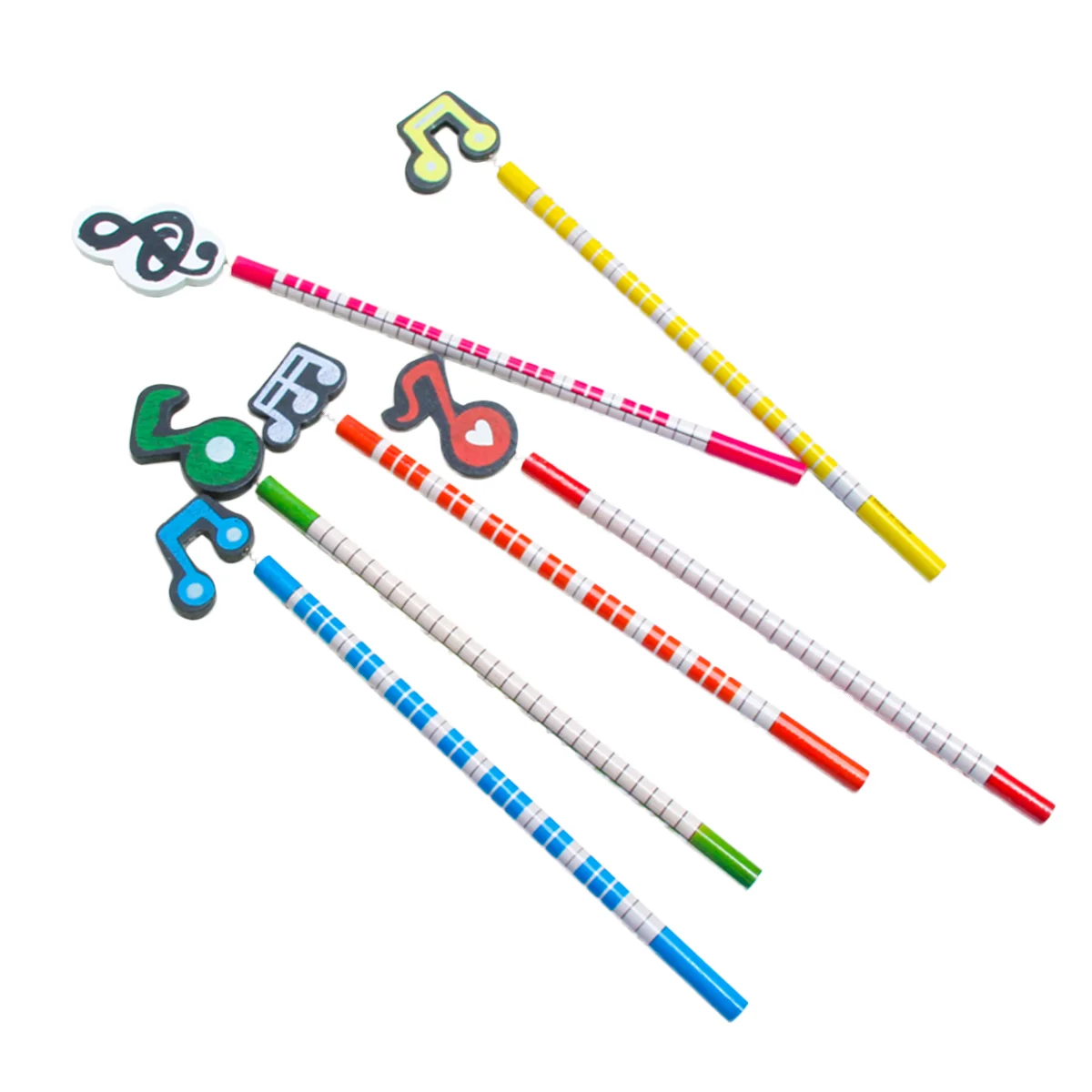 

12 Pcs Kid Pencils School Reward Girl Kids with Leads Musical Note for Students