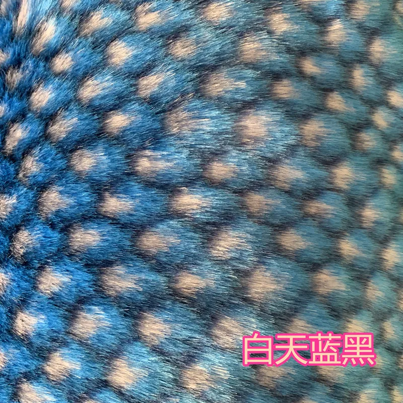 High-grade imitation fox plush fur collar background cloth  carpet material,faux fur fabric,170cm*50cm/pcs