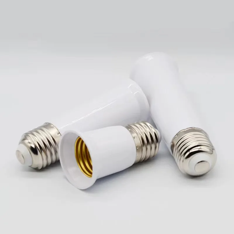 65mm 95mm 120mm E27 to E27 Extender Lamp Holder Base Bulb Extend Extension Socket Adapter LED Light Adapter Converter