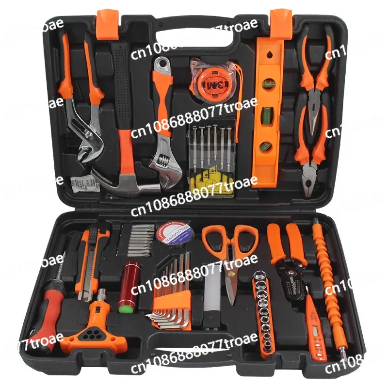 

Combination tool set, household 51 piece set, multifunctional hardware accessories, manual woodworking tools