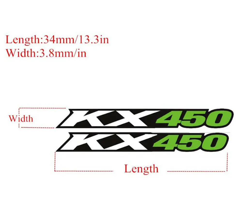 Swing Arm Chain Drive Box Decorate Decals Reflection Stickers For KAWASAKI KX450 KX450F KX450SR KX450X KX 450 450F 450X 450SR