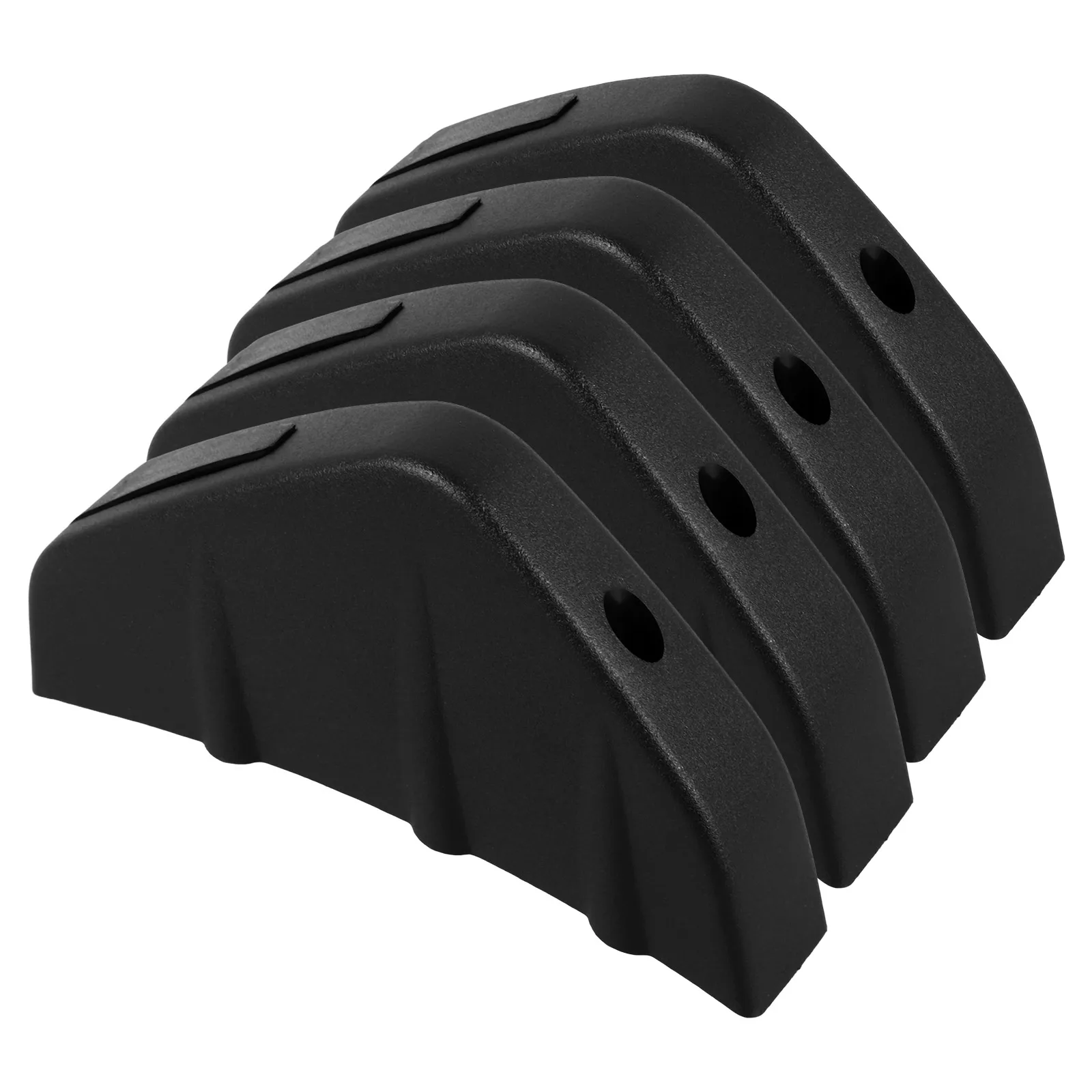 

4pcs Car Rear Diffuser Rear Bumper Spoiler For Universal Car Exterior Accessories Auto Spoiler Parts Pp Material Easy Install