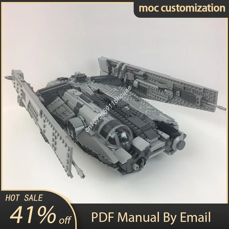 

Набор для сборки модели космического корабля Moc Star Battle Fondor Haulcraft из 1601 детали, конструктор, креативная сборка, игрушки, подарки на праздники