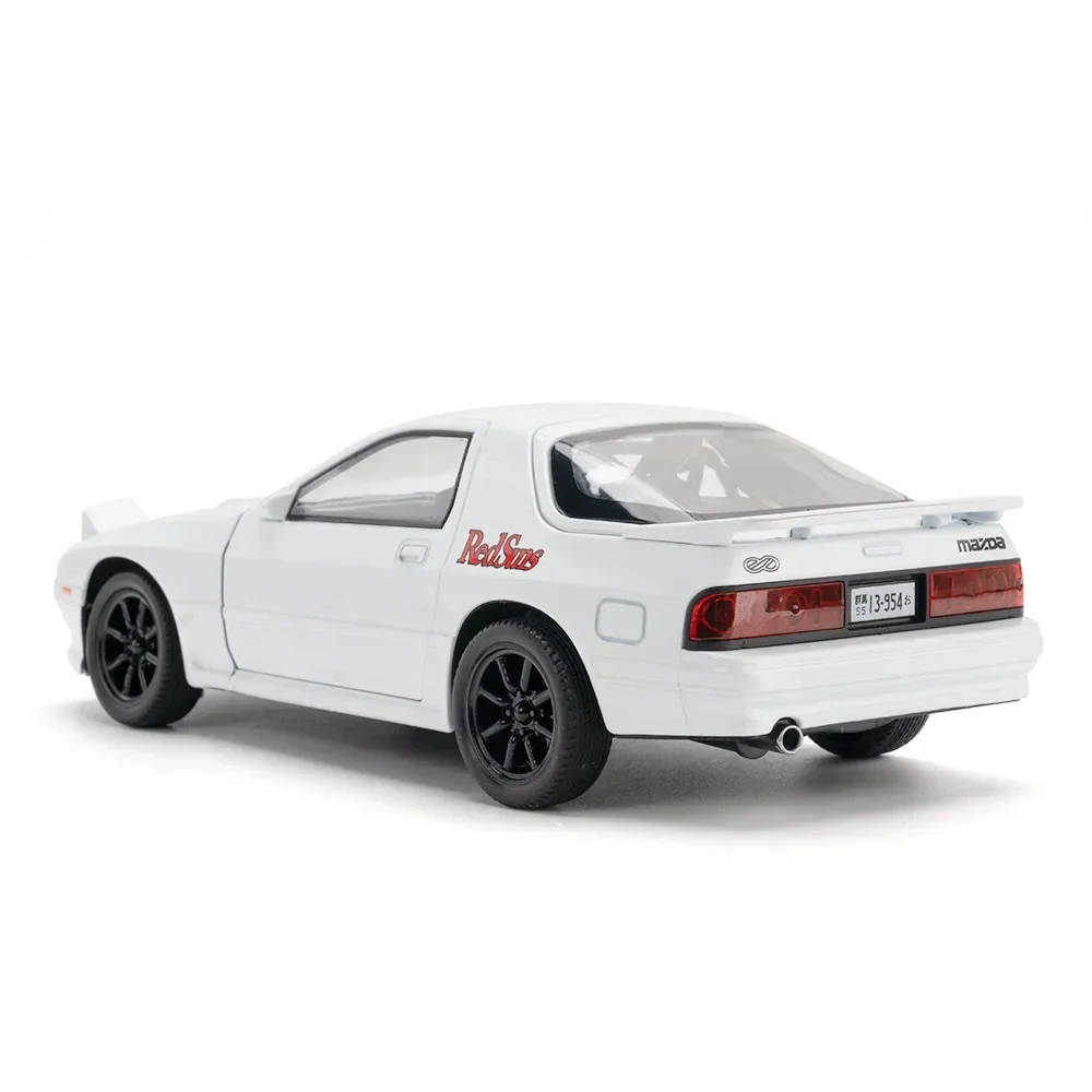 1:24 Mazda RX7-FC Streetcar wersja samochodu sportowego Diecast Metal Alloy Model samochodu Dźwięk Światło Wycofać Kolekcja Zabawki dla dzieci