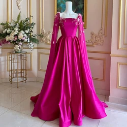 Customized Jiayigong  Prom  Exquisite Square A-line  es Flower Paillette S Floor Length Custom