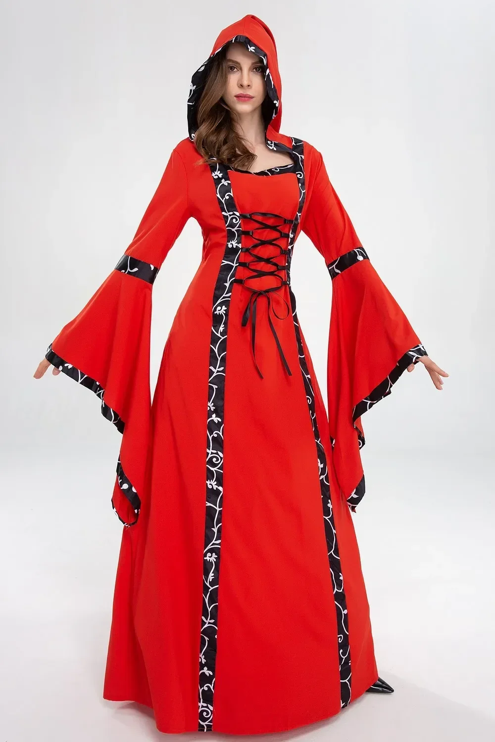 Medieval real retro tribunal europeu rainha vestido de halloween adulto palco desempenho disfarce nobre princesa traje