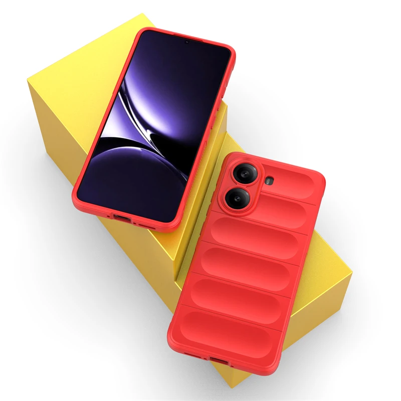 Xiaomi Poco x7 Pro用の耐衝撃性液体シリコンケース,ゴム,保護,ファッショナブル