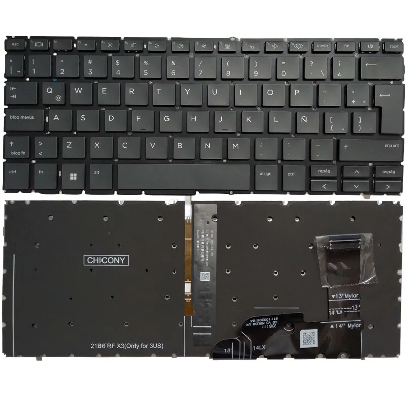 

Ноутбук НОВИНКА ДЛЯ HP EliteBook 1040 G9 1040 G10 Французская испанская/латинская клавиатура