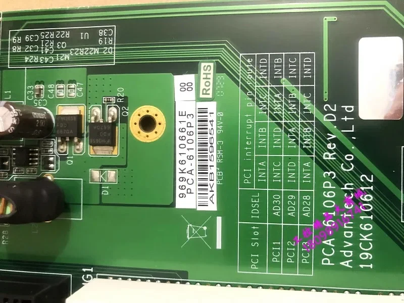 Advantech industr-ial control computer motherboard PCA-6106P3 D2 paired with IPC-6606