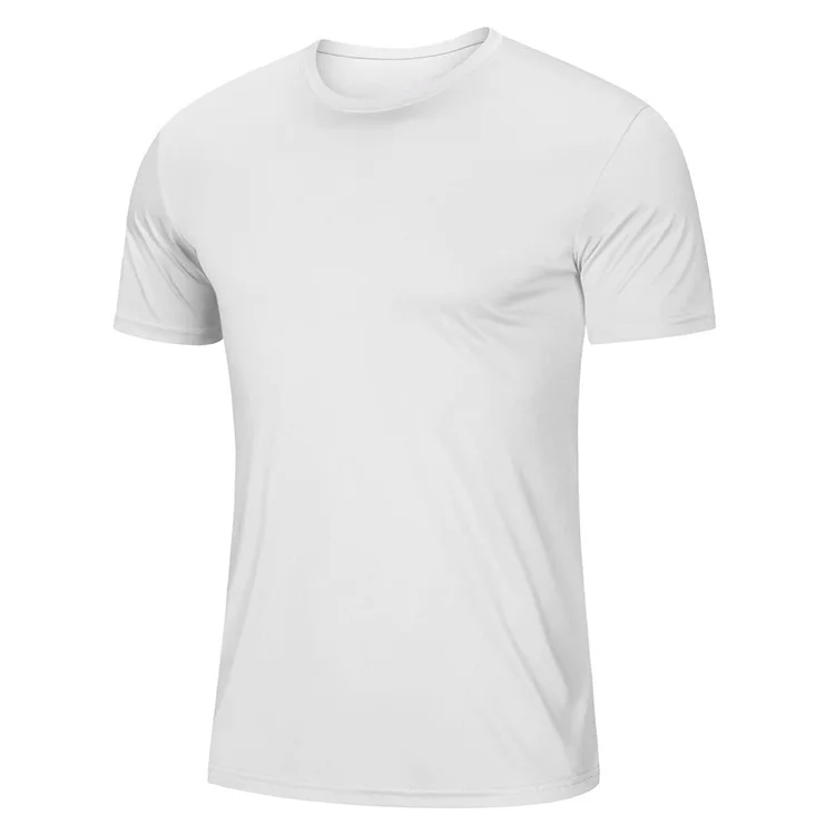 2024 esporte respirável manga curta outono anti uv secagem rápida pérola pano em torno do pescoço de seda gelo protetor solar camiseta roupas masculinas