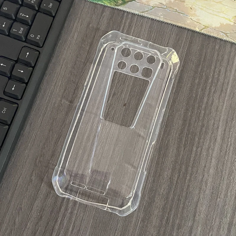 Per Unihertz 8849 Tank 3 Pro custodia morbida in TPU per UNIHERTZ TANK Tank3 3pro Cover posteriore trasparente nera Shell Silicone Coque