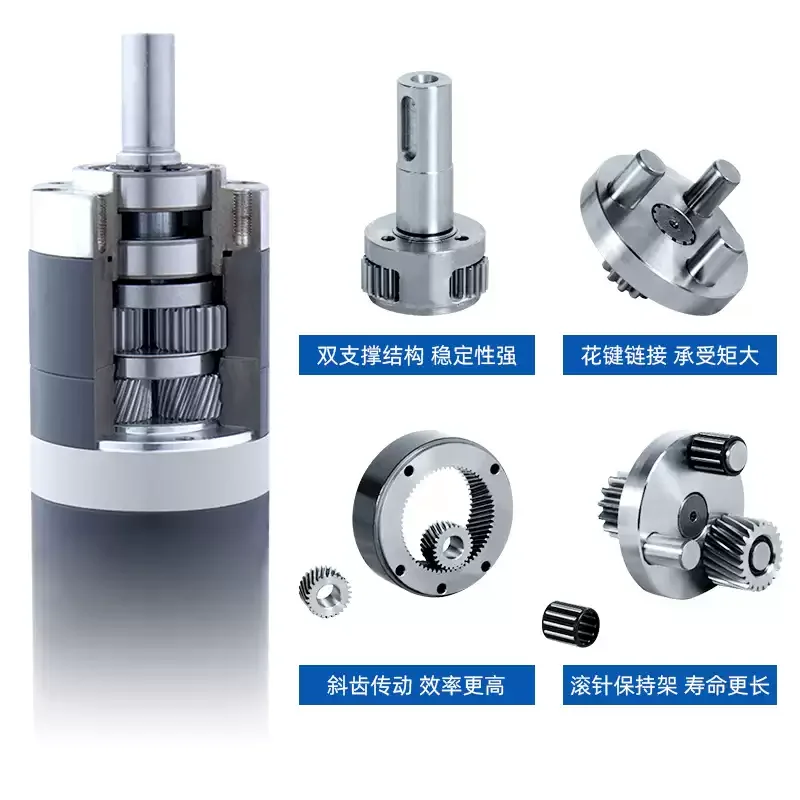 1Pcs outer diameter 32 power 20W DC brushless low voltage 24V speed regulation forward and reverse drive planetary gear