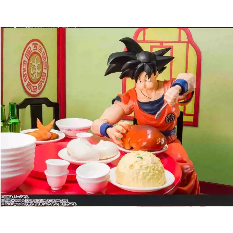 

В наличии: Коллекционная модель-игрушка Bandai SHF Dragon Ball Son Goku Full Stomach Set – набор аксессуаров для столовой и ресторана