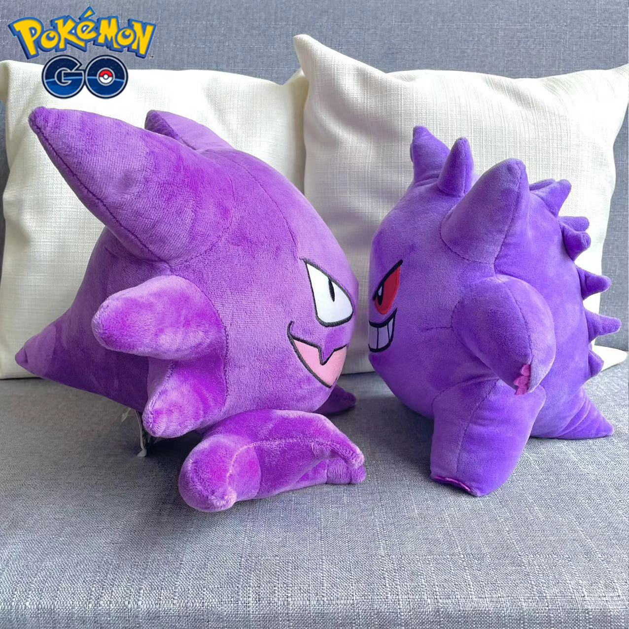 3-stylowy Pokemon Gengar Gastly Haunter Pluszowa zabawka Wypchane anime Kawaii Kreskówka Miękka bawełniana lalka Sofa Poduszka Prezenty urodzinowe Dziewczyny