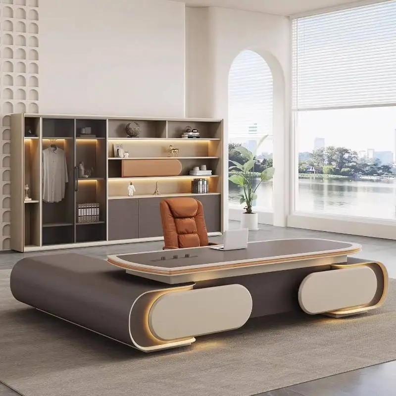 Hintergrundset für Büroschreibtisch, Erweiterung des Schreibtischs, personalisierbar, Massivholz, moderner Büroschreibtisch, Schubladenorganisation, Mesa Comedor Furniture