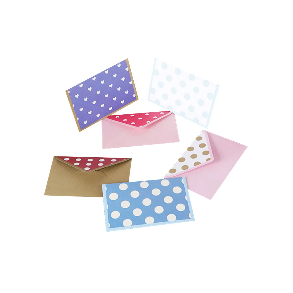 

60Pcs Love Letter Wave Envelopes Versatile Small Envelopes for Cards Invitations Mailings Festive Events Elegant Stationery Gift
