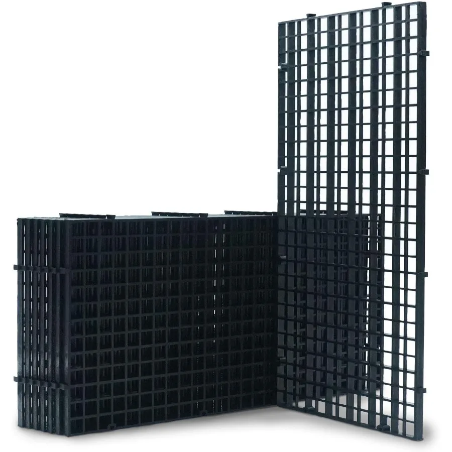 

8 Pieces 5.9x11.8in 15X30cm Aquarium Grid Plastic Fish Tank Divider Egg Crate for DIY Filtration and Bottom Protection in Aquas