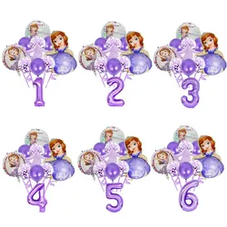 Large Cartoon Disney Princess Sofia Foil Balloon Set Girl Favor Wedding Birthday Party Decoration Kid Party Sophia DIY Decor Toy