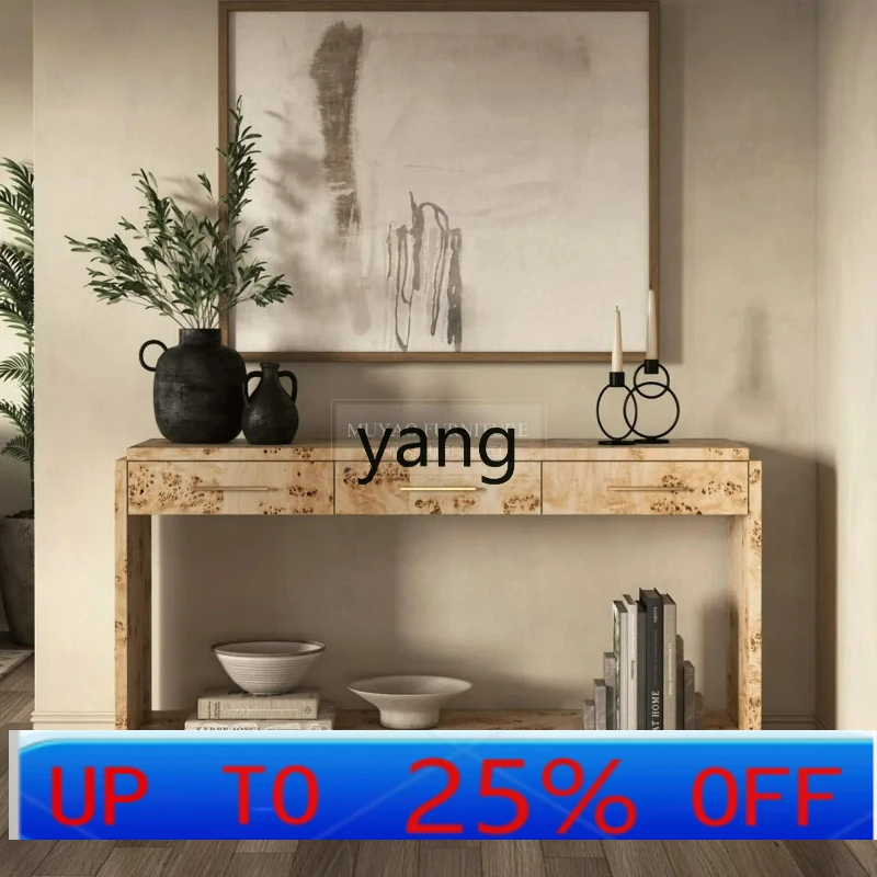 

LTT entrance table retro tree tumor meal side entry decoration