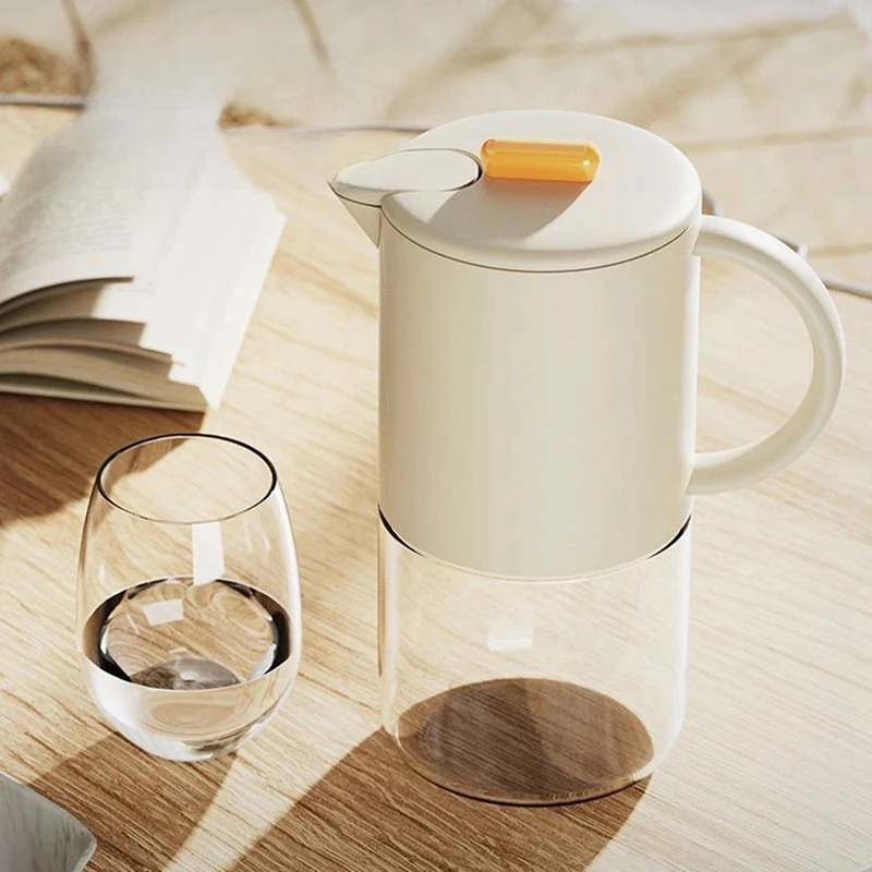 Opening and Closing Water Kettle,High Temperature Glass, Tea Brewing, Hot and Cold Water Cup-ABLA
