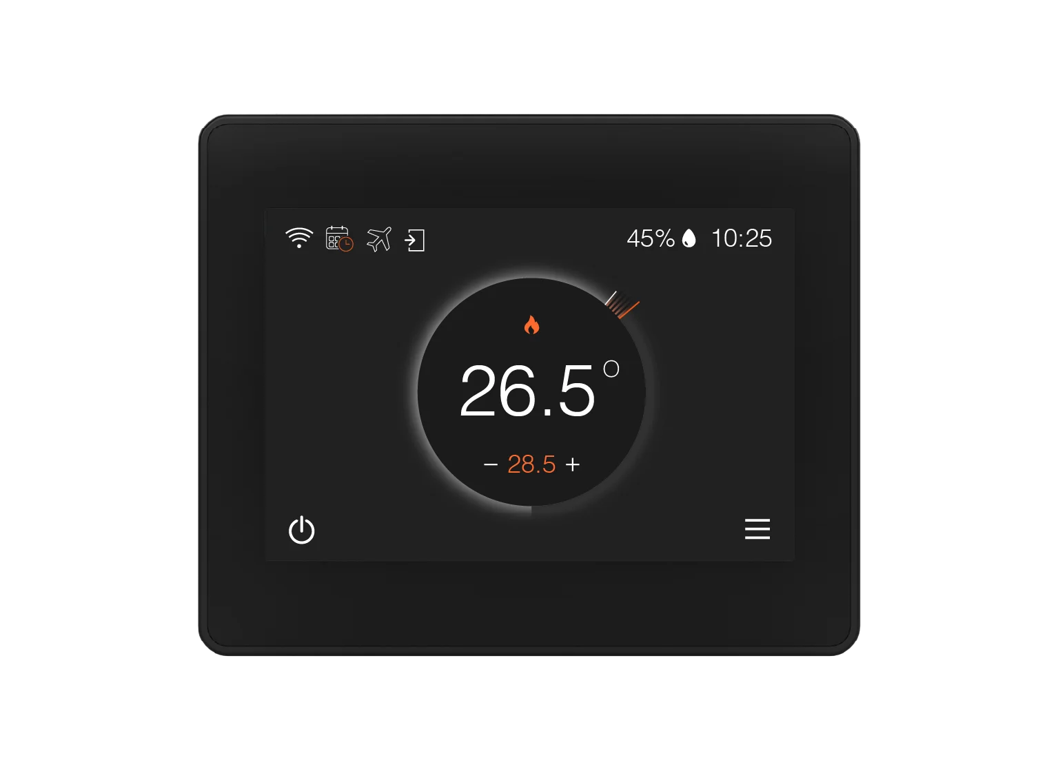 Programmable Thermostat for House with Touch Screen, WiFi Smart Home for AC and Heating, Work with Alexa and Google Assistant