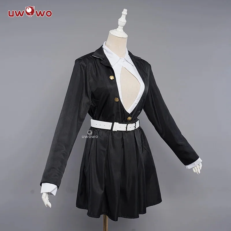 

CyUWOWO Kanrojii Mitsuri Cosplay Costume Skirt Cloak Skirt Full Set Dress Role Play Halloween Costumes Outfit