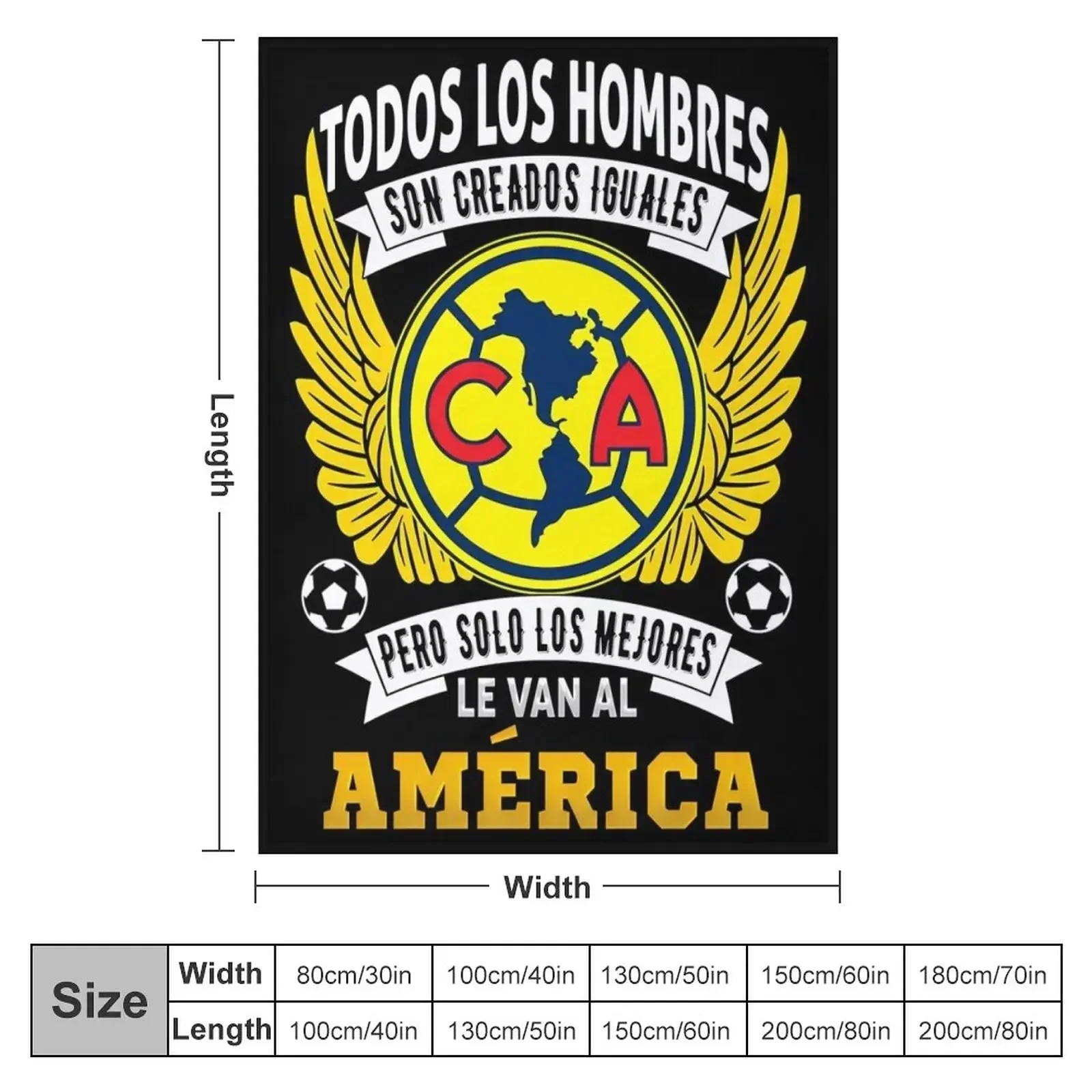 Playera Aguilas del America Solo Los Mejores le Van al America Throw Blanket cosplay anime Polar Decorative Beds Blankets