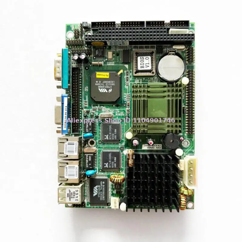 WAFER-E669E2VR-400 V1.3 اللوحة الأم للتحكم الصناعي المدمجة 3.5 بوصة اللوحة الأم الصناعية 100% اختبار #3