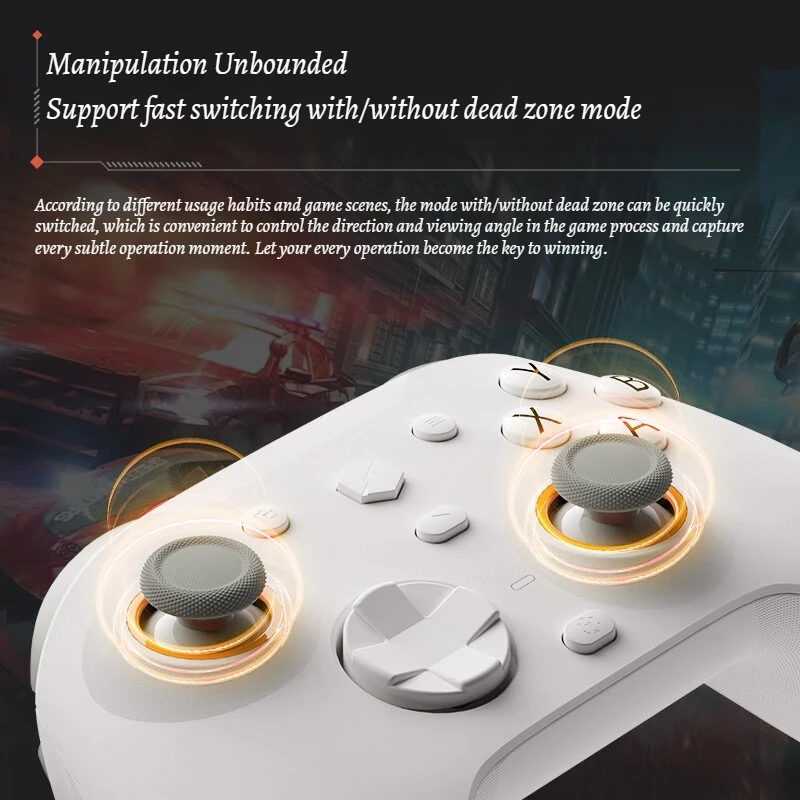 Mechrevo C500 Gaming Handle Wireless Bluetooth Tri Mode Dual Hall Macro Programming Asymmetric Motor Black Myth Wukong Steam