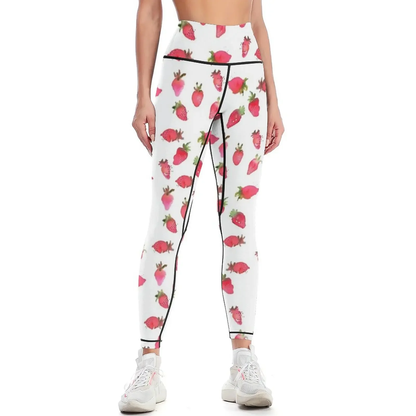 

Strawberry Stawberries Leggings Clothing fitness sports shirts gym sportswear woman gym 2025 for girls Womens Leggings