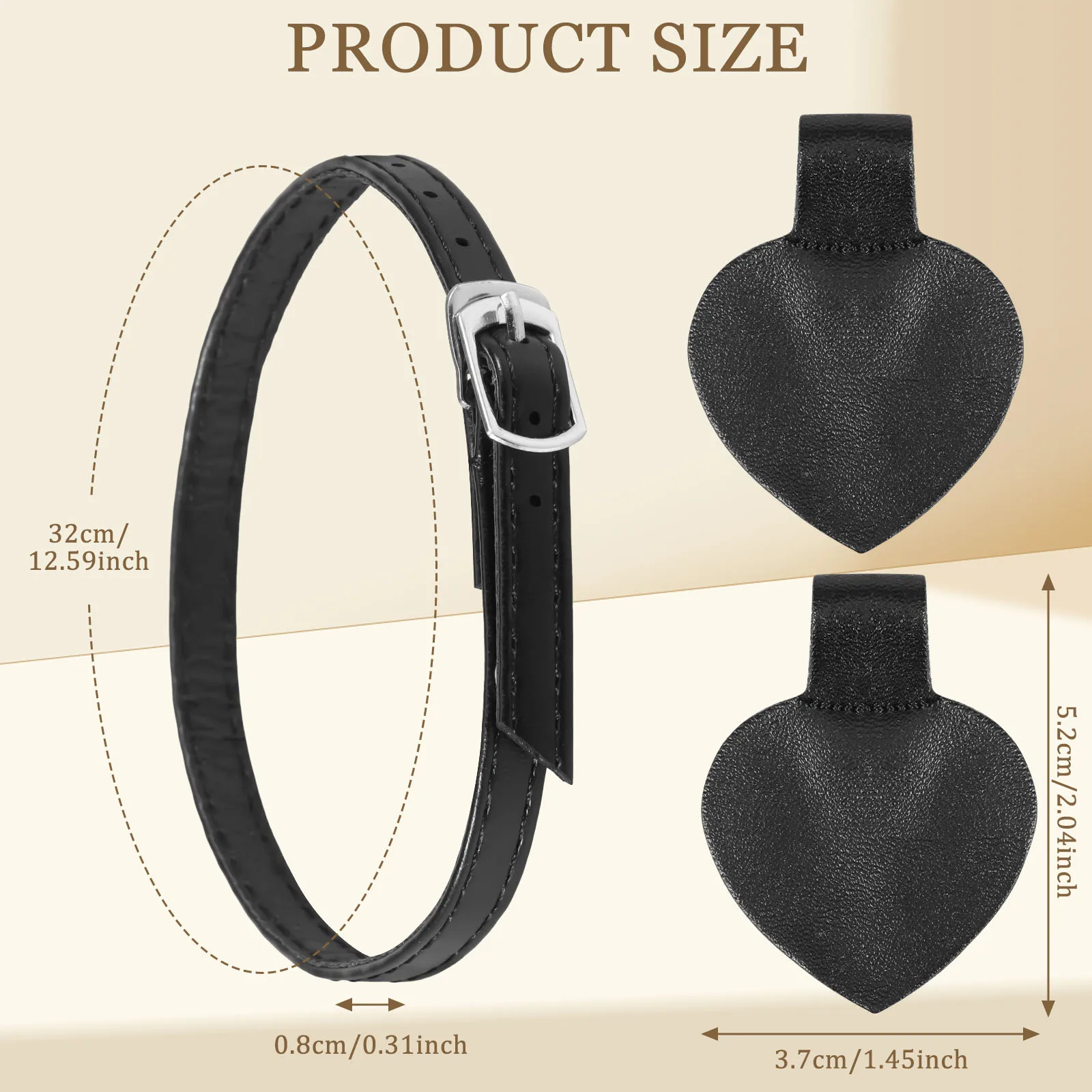 2 Pair High Heels Bundle Shoelace PU Leather Adjustable High Heel Ankle Shoe Strap Anti-drop Heel Straps Belt Shoe Accessories