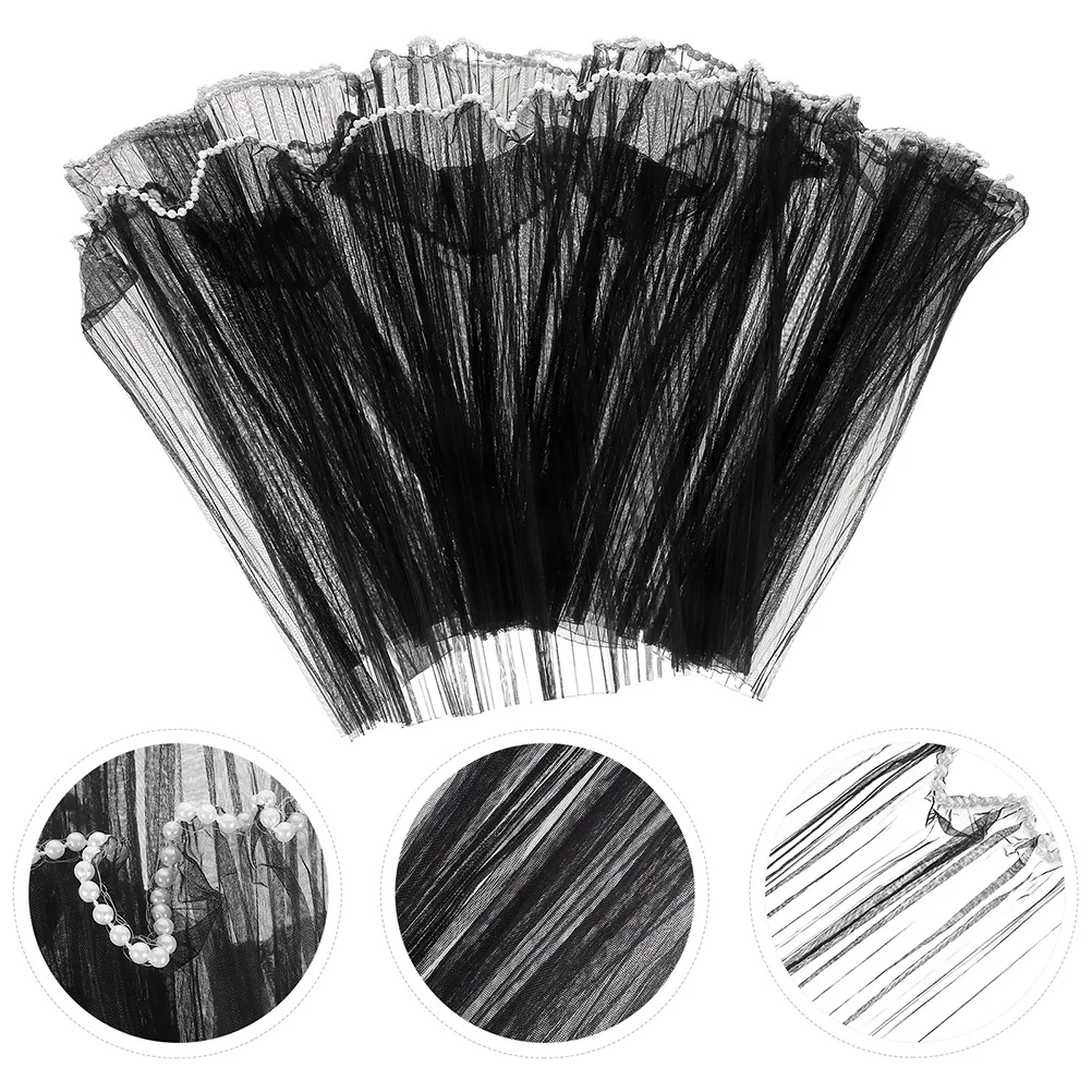 

2 Rolls Pearl Edge Tulle Netting Gauze Roll Durable Florist Supplies for Bouquet Wrapping Gift Boxes DIY Craft Tulle Decorations