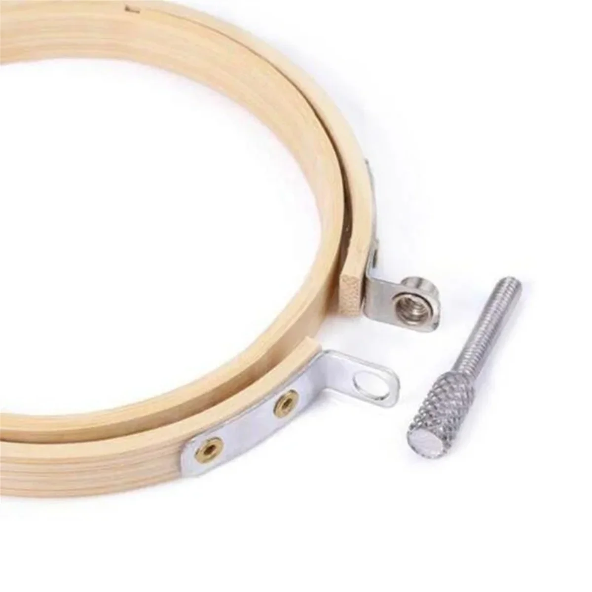 40cm DIY Crosss Stitchs Embroidery Circle Bamboo Hoop Crosss Hoop Ring Support Wooden Needle CAU30t Tools