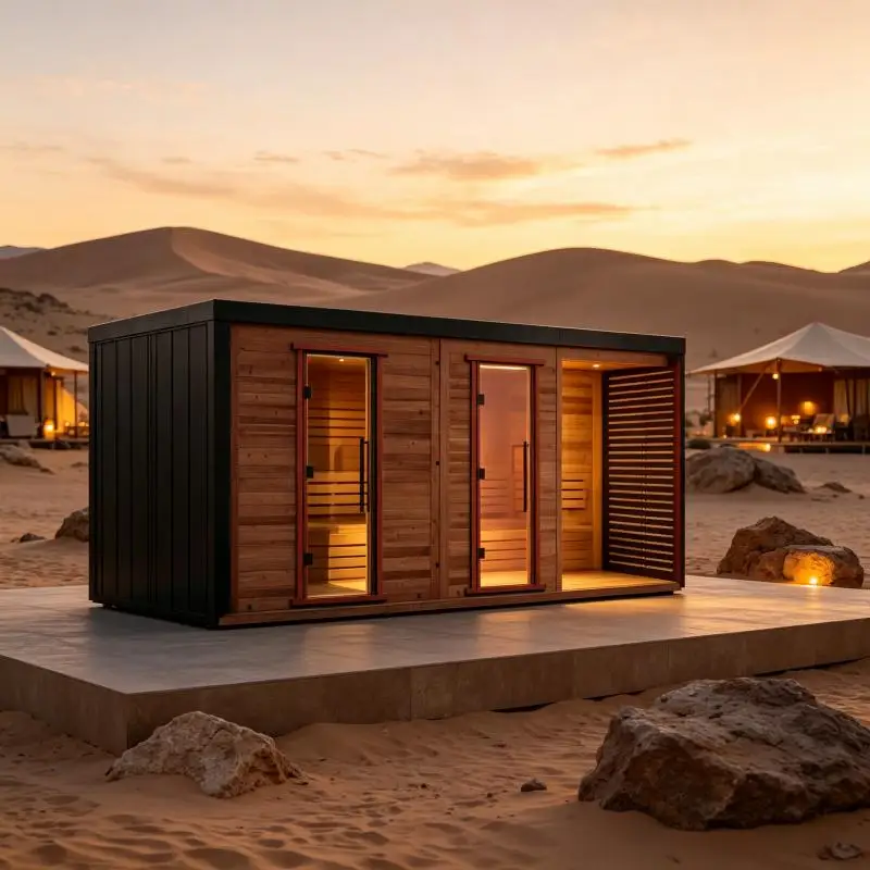 Customized Wooden Sauna Room I - Wellness Resort Spa recension och pris