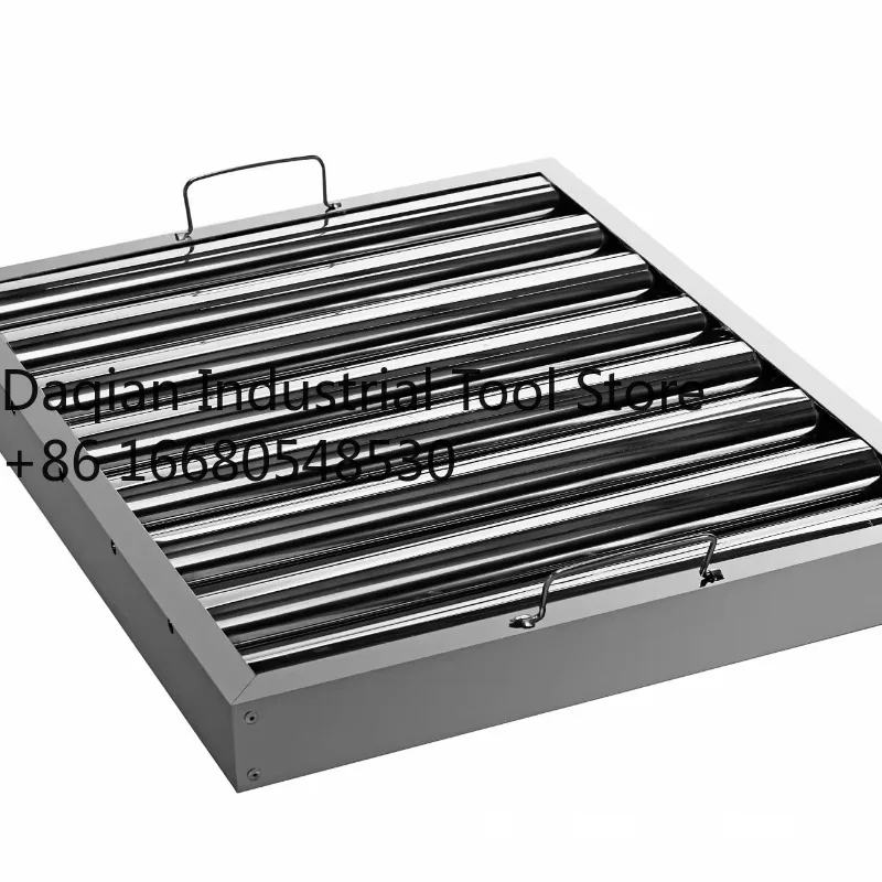 t4wStainless Steel Grease Grease Capture Oil Filter Commercial Range Hood Baffle-Type Range Hood Filters for Europe/America
