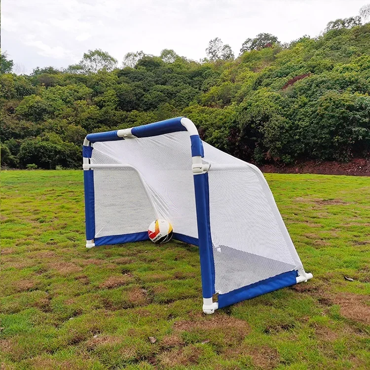 ฟุตบอลคุณภาพสูงอลูมิเนียมประตูหลังฟุตบอลการฝึกอบรมเป้าหมาย